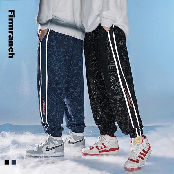 forgss 2021 spring/autumn fun printed casual pants men reflective hip hop strap sweatpants loos youth boys sport series men's, Black
forgss 2021 spring/autumn fun printed casual pants men reflective hip hop strap sweatpants loos youth boys sport series men's, Black