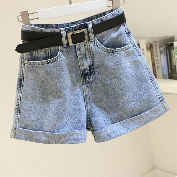 women's shorts yizhimei jeans 2021 new summer korean loose pants show thin high waist wide leg, White;black
women's shorts yizhimei jeans 2021 new summer korean loose pants show thin high waist wide leg, White;black