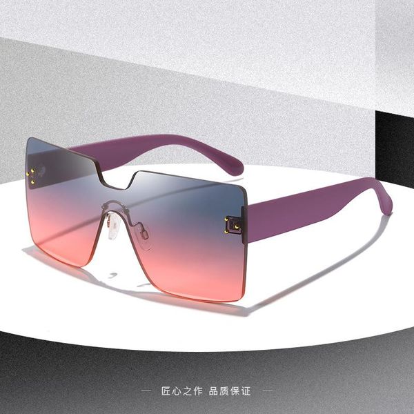 sunglasses vintage oversized one piece square frameless eyewear women brand design female male nail sun glasses uv400, White;black
sunglasses vintage oversized one piece square frameless eyewear women brand design female male nail sun glasses uv400, White;black
