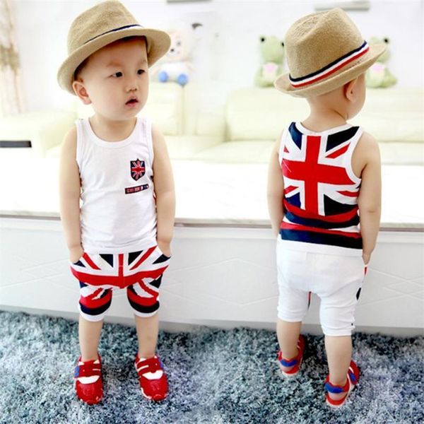 fashion summer baby boys clothes sets kids sport suits flag sleeveless t-shirts baby clothing vest + pants shorts singlet 210413, White
fashion summer baby boys clothes sets kids sport suits flag sleeveless t-shirts baby clothing vest + pants shorts singlet 210413, White