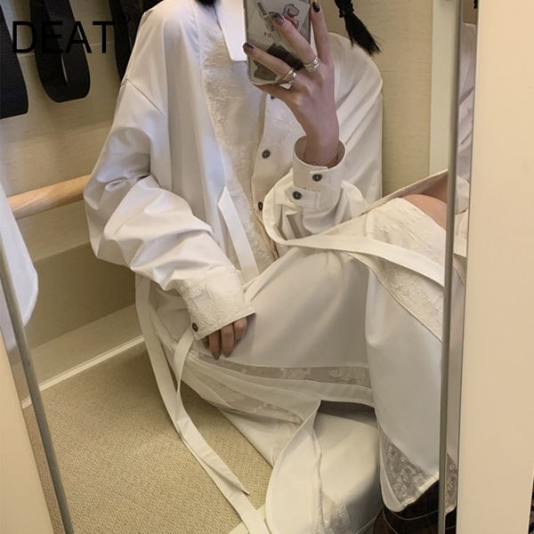 spring fashion white cotton and linen shirt dress single breasted turn-down collar full sleeves spliced vestido 210421, Black;gray
spring fashion white cotton and linen shirt dress single breasted turn-down collar full sleeves spliced vestido 210421, Black;gray