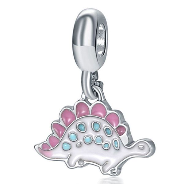 1pcs cute dinosaur pendant diy beads adapting to original pandora charm bracelet ladies jewelry making gifts, Silver
1pcs cute dinosaur pendant diy beads adapting to original pandora charm bracelet ladies jewelry making gifts, Silver