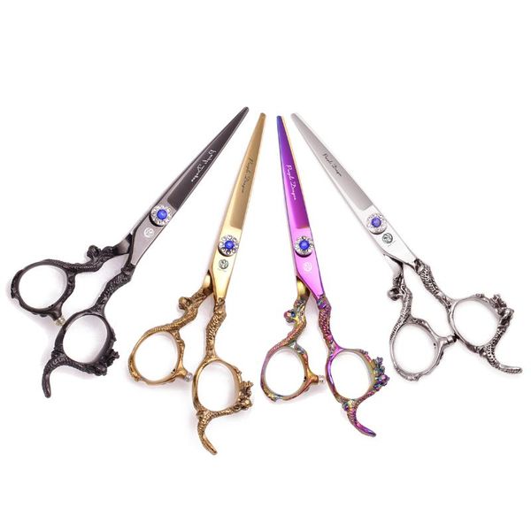 hair scissors professional hairdressing 5.5" 6" japan 440c purple dragon 62hrc cutting shears barber shop thinning 9003#
hair scissors professional hairdressing 5.5" 6" japan 440c purple dragon 62hrc cutting shears barber shop thinning 9003#