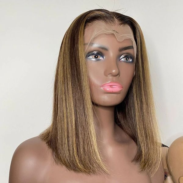 highlight brown blonde bob wig straight hd lace front human hair wigs brazilian ombre short colored 150%density, Black;brown
highlight brown blonde bob wig straight hd lace front human hair wigs brazilian ombre short colored 150%density, Black;brown