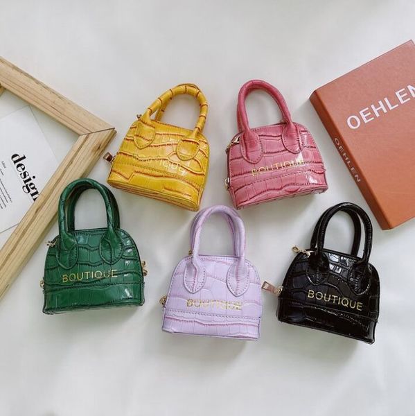fashion shell letter print handbag mini children chain bag small coin wallets factory supply, Black
fashion shell letter print handbag mini children chain bag small coin wallets factory supply, Black