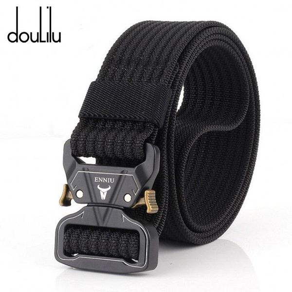 wide 3.8cm tactical belt army military nylon men's strap metal buckle ceinture outdoor combat training belts, Black;brown
wide 3.8cm tactical belt army military nylon men's strap metal buckle ceinture outdoor combat training belts, Black;brown