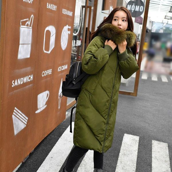 women's down & parkas raccoon fur collar coat female duck parka thick winter jacket women plus size 6xl casaco wxf501, Black 
women's down & parkas raccoon fur collar coat female duck parka thick winter jacket women plus size 6xl casaco wxf501, Black