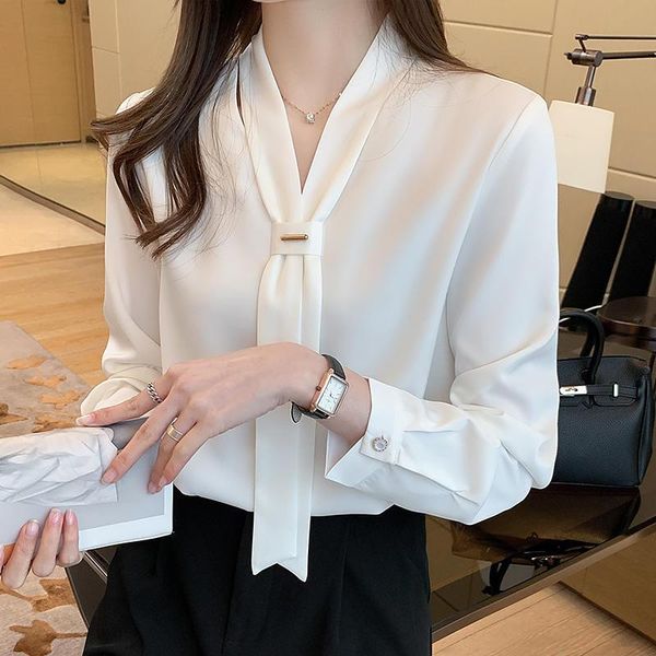 women's blouses & shirts blusas mujer de moda womens elegant long sleeve white chiffon shirt office lady loose streetwear xxl q4444
women's blouses & shirts blusas mujer de moda womens elegant long sleeve white chiffon shirt office lady loose streetwear xxl q4444