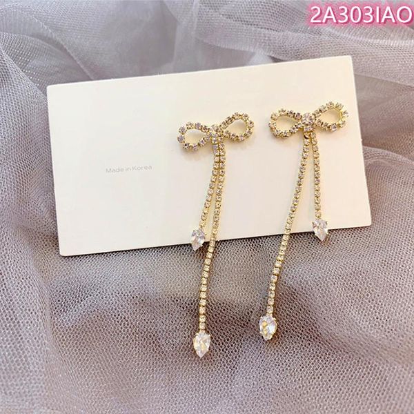 dangle & chandelier south korea's bow tassel earrings female fashion net red temperament high-end for women., Silver
dangle & chandelier south korea's bow tassel earrings female fashion net red temperament high-end for women., Silver