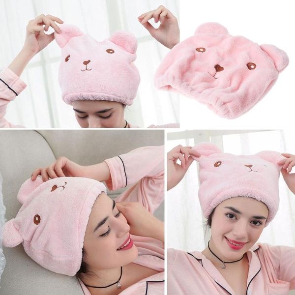 women girl hair dry cap hair-drying head wrapped towel absorbing bathing turban shower caps
women girl hair dry cap hair-drying head wrapped towel absorbing bathing turban shower caps