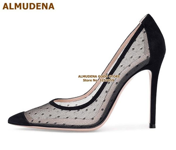 women black beige lace mesh high heel pumps polka dots patchwork wedding shoes thin dress dropship shoe
women black beige lace mesh high heel pumps polka dots patchwork wedding shoes thin dress dropship shoe