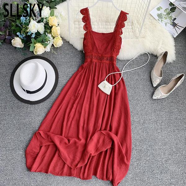 summer dress women strapless sweet party dresses sleeveless floral lace patchwork high waist short casual, Black;gray
summer dress women strapless sweet party dresses sleeveless floral lace patchwork high waist short casual, Black;gray