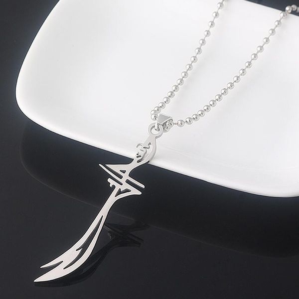 pendant necklaces sword of imam ali stainless steel necklace women men islam muslim jewelry drop, Silver
pendant necklaces sword of imam ali stainless steel necklace women men islam muslim jewelry drop, Silver