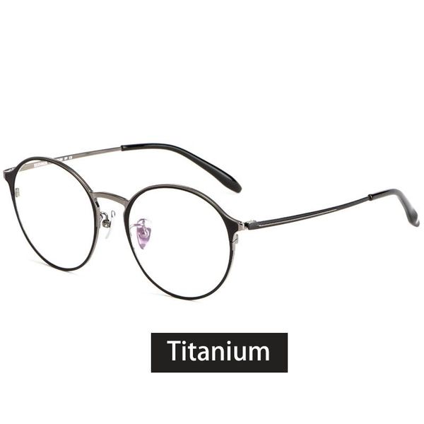 fashion sunglasses frames vintage men women glasses frame titanium optical round eye wear ip plating oculos myopia multifocal, Black
fashion sunglasses frames vintage men women glasses frame titanium optical round eye wear ip plating oculos myopia multifocal, Black