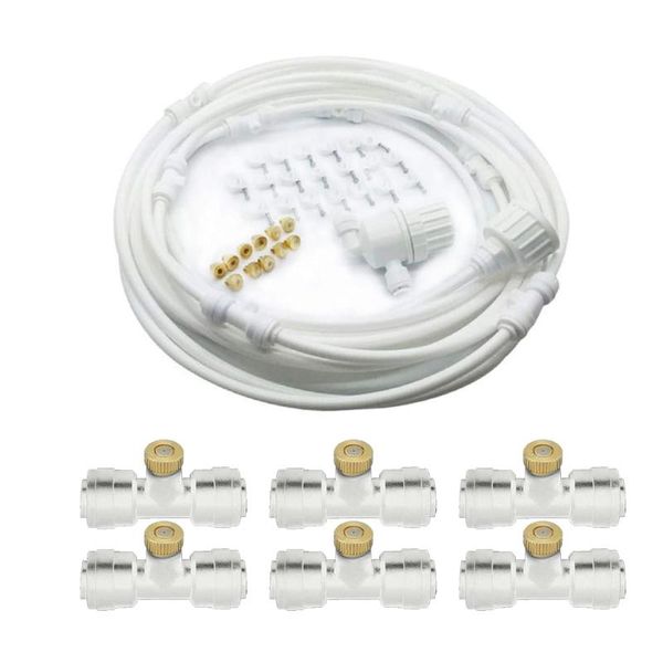 outdoor misting cooling paint garden sets fog nozzles irrigation system rrigation kit patio automatic watering equipments 
outdoor misting cooling paint garden sets fog nozzles irrigation system rrigation kit patio automatic watering equipments