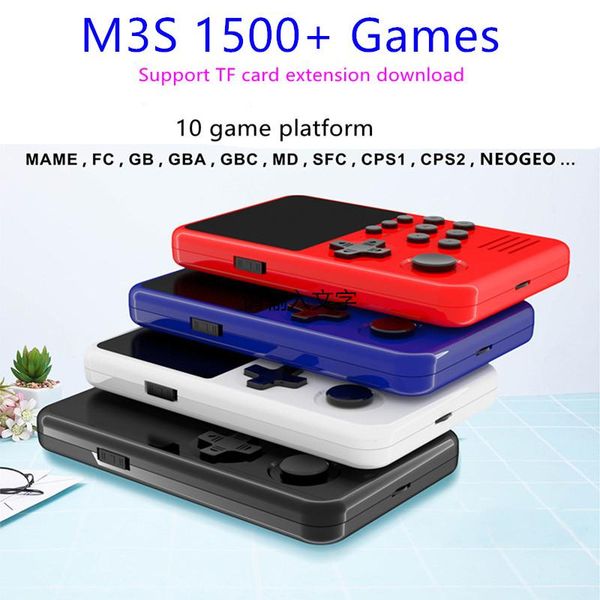 portable game players m3s mini handheld built-in 1500+ games 16 bit retro smart video console with 4g tf card for kids gift
portable game players m3s mini handheld built-in 1500+ games 16 bit retro smart video console with 4g tf card for kids gift