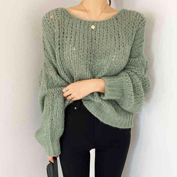 sweaters elegant knitted solid hollow loose women sweater warm long sleeves casual autumn winter pullover, White;black
sweaters elegant knitted solid hollow loose women sweater warm long sleeves casual autumn winter pullover, White;black