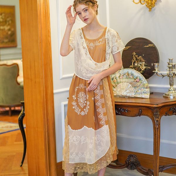 casual dresses women summer french vintage mori girls ladies retro exotic loose embroidery lace patchwork long robe femme 1sdt, Black;gray
casual dresses women summer french vintage mori girls ladies retro exotic loose embroidery lace patchwork long robe femme 1sdt, Black;gray