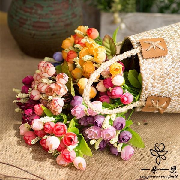 decorative flowers & wreaths european vintage artificial silk tea rose 15 head bud bouquet wedding home retro fake flower party diy decorati
decorative flowers & wreaths european vintage artificial silk tea rose 15 head bud bouquet wedding home retro fake flower party diy decorati
