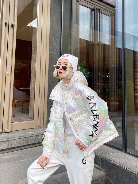 ins short letter colorful cotton padded clothes women's winter 2021 new thickened coat hooded bright face down fashion, Black
ins short letter colorful cotton padded clothes women's winter 2021 new thickened coat hooded bright face down fashion, Black