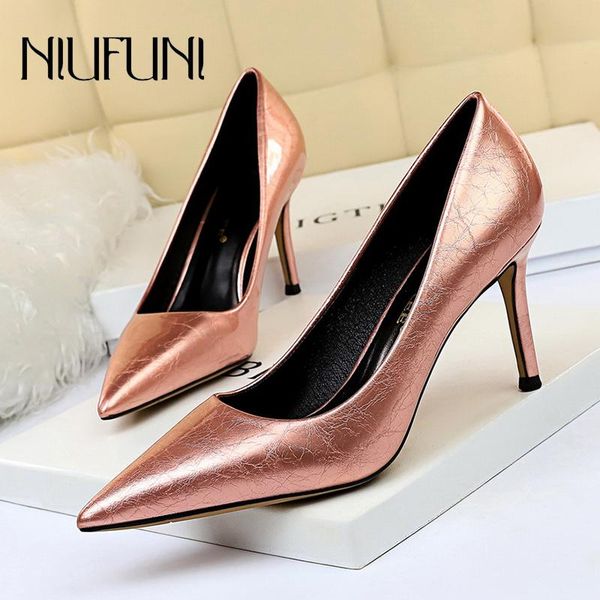 dress shoes fashion crack simple stiletto women retro high heels pumps pointed nightclub slim slip-on elegant, Black
dress shoes fashion crack simple stiletto women retro high heels pumps pointed nightclub slim slip-on elegant, Black