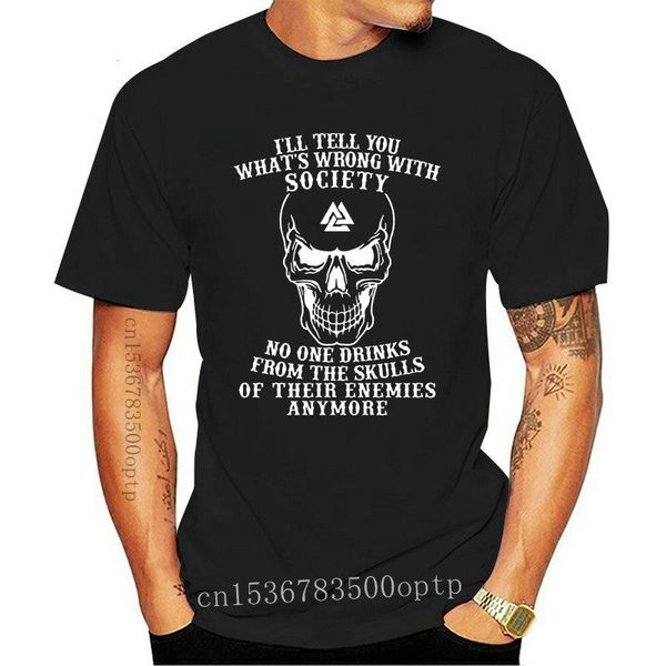 men's t-shirts funny ill tell you whats wrong with society no one drinks from the skull of their enemies t-shirt, White;black
men's t-shirts funny ill tell you whats wrong with society no one drinks from the skull of their enemies t-shirt, White;black