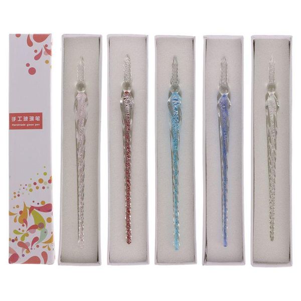 vintage handmade glass dip signature ink fountain pen writing tool offices school stationery with gift box pens
vintage handmade glass dip signature ink fountain pen writing tool offices school stationery with gift box pens