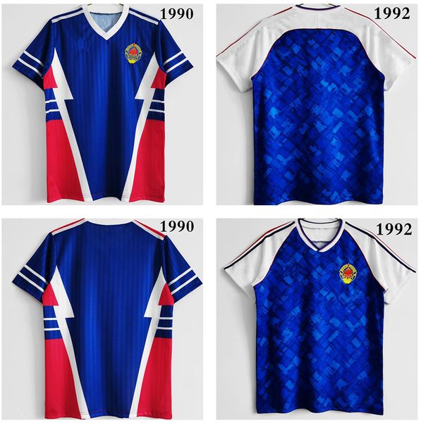 1990 retro yugoslavias soccer jerseys 1992 stojkovic 10 mijatovic 9 mihajlovic 11 petrovic 16 football shirts vintage classic de kits mz, Black;yellow
1990 retro yugoslavias soccer jerseys 1992 stojkovic 10 mijatovic 9 mihajlovic 11 petrovic 16 football shirts vintage classic de kits mz, Black;yellow