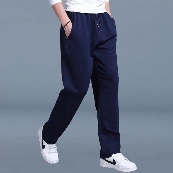 men's pants leisure men 's spring large size loose casual student sweatpants straight training trousers solid 5xl, Black
men's pants leisure men 's spring large size loose casual student sweatpants straight training trousers solid 5xl, Black