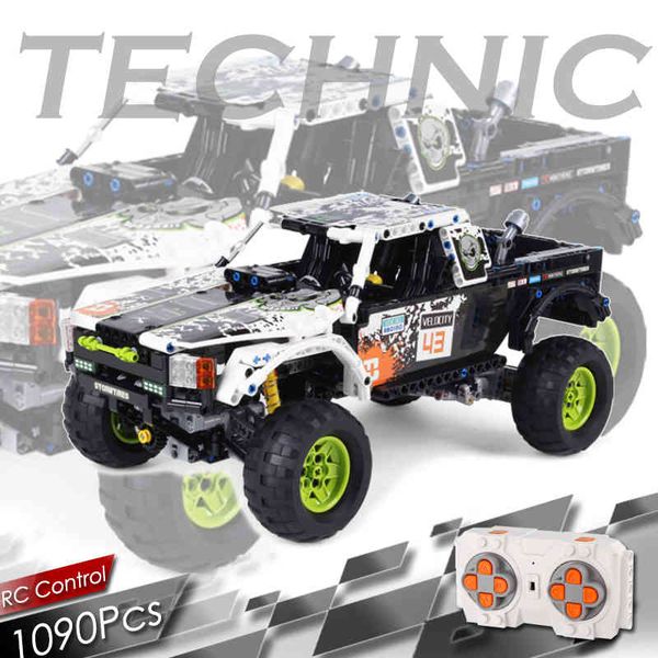 1090pcs technic off-road vehicle remote control building blocks rc city racing bricks set diy toys car children kids gifts 1008
1090pcs technic off-road vehicle remote control building blocks rc city racing bricks set diy toys car children kids gifts 1008