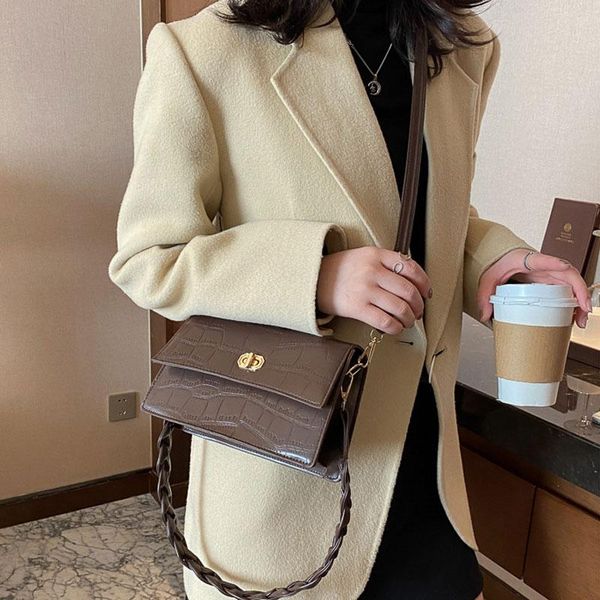 shoulder bags retro stone prints handbag for women pu leather designer bag fashion female crossbody brand square lady
shoulder bags retro stone prints handbag for women pu leather designer bag fashion female crossbody brand square lady