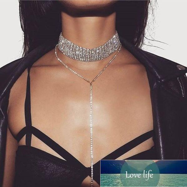new selling rhinestone choker crystal gem luxury chokers collar chocker chunky y necklace women jewelry accessories gifts factory price expe, Silver
new selling rhinestone choker crystal gem luxury chokers collar chocker chunky y necklace women jewelry accessories gifts factory price expe, Silver