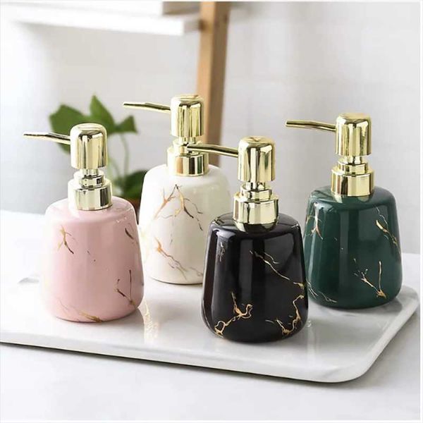 luxury ceramic bathroom marble soap dispenser pump bottle household ins light press lotion bottles 1pcs bath accessory set
luxury ceramic bathroom marble soap dispenser pump bottle household ins light press lotion bottles 1pcs bath accessory set