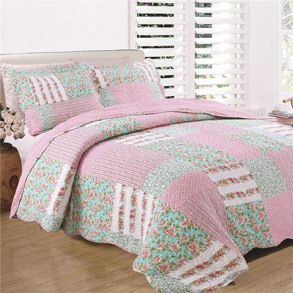 comforters & sets chausub american print quilt set 3-piece cotton quilted bedspread cover bed sheets pillow case king queen size coverlets
comforters & sets chausub american print quilt set 3-piece cotton quilted bedspread cover bed sheets pillow case king queen size coverlets
