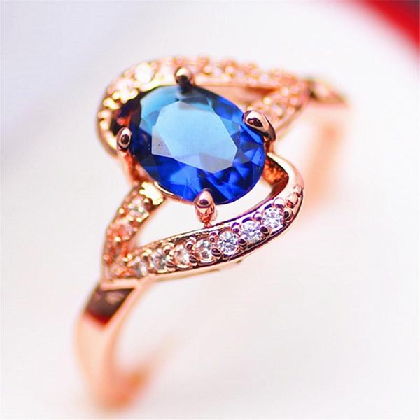 wedding rings rose gold color woman ring temperament female wild fashion inlaid blue zircon jewelry, Slivery;golden
wedding rings rose gold color woman ring temperament female wild fashion inlaid blue zircon jewelry, Slivery;golden