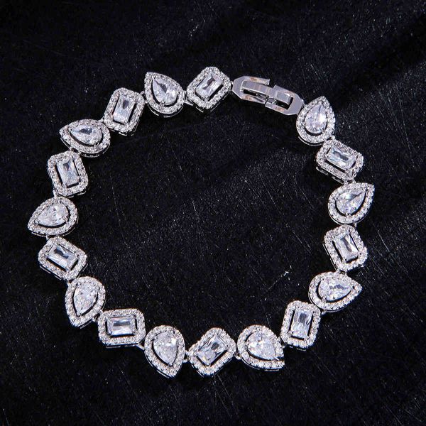 bangles bracelet fashion style geometry aaa zircon with electroplated platinum, Black
bangles bracelet fashion style geometry aaa zircon with electroplated platinum, Black