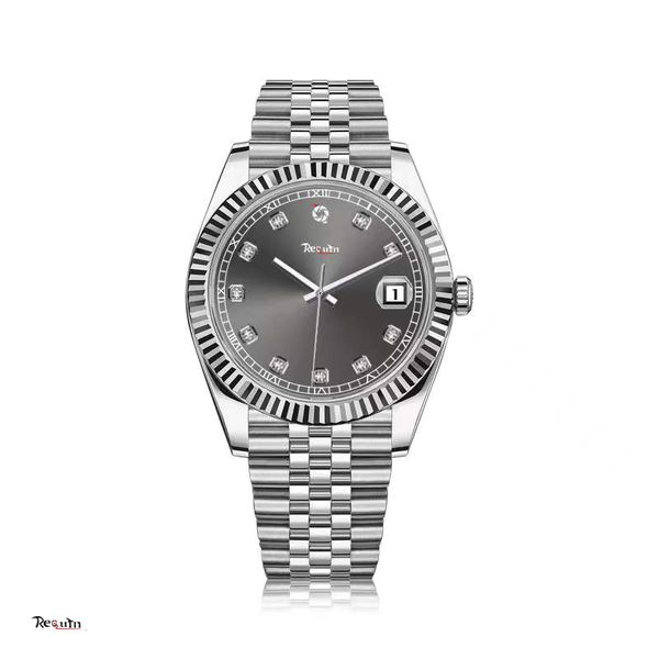men's watch luxury factory 41mm brand new st9 stainless steel silver white case diamond dial 126334 grooved bezel date just automatic m, Slivery;brown
men's watch luxury factory 41mm brand new st9 stainless steel silver white case diamond dial 126334 grooved bezel date just automatic m, Slivery;brown