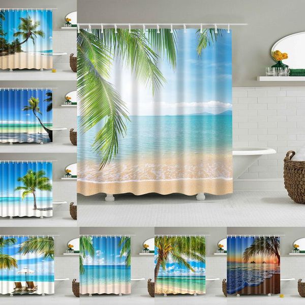shower curtains 240x180cm bathroom curtain polyester waterproof sea beach palm leaf printing home decoration with hook
shower curtains 240x180cm bathroom curtain polyester waterproof sea beach palm leaf printing home decoration with hook