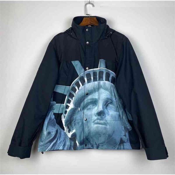 19fw goddess of liberty outdoor mountaineering waterproof assault jacket ouyang nana men's and women's same style, Black
19fw goddess of liberty outdoor mountaineering waterproof assault jacket ouyang nana men's and women's same style, Black