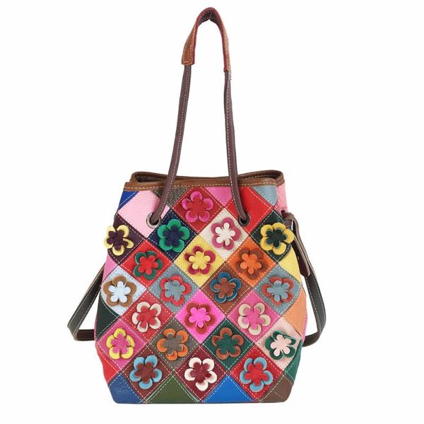 leather and bucket rhombus bag handbags portable style flower messenger color american european new matching rolon
leather and bucket rhombus bag handbags portable style flower messenger color american european new matching rolon