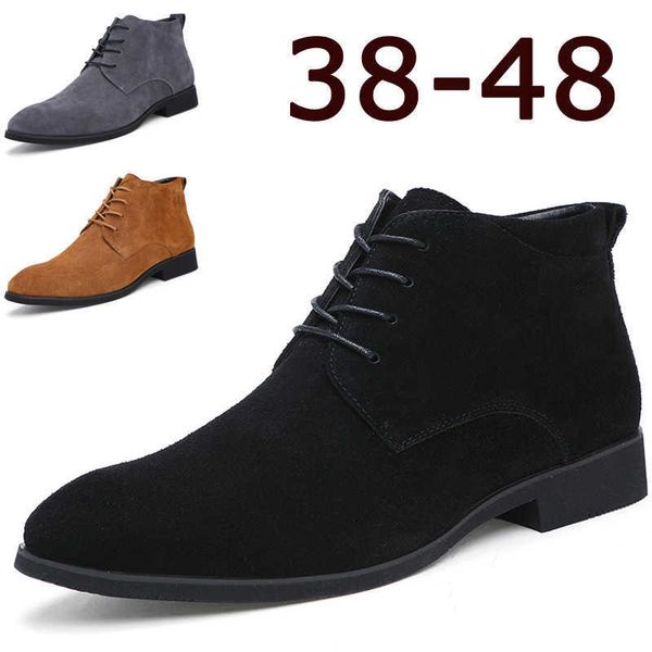 2021 fashion men's boots british shoes pointed leather korean leisure large martin, Black
2021 fashion men's boots british shoes pointed leather korean leisure large martin, Black