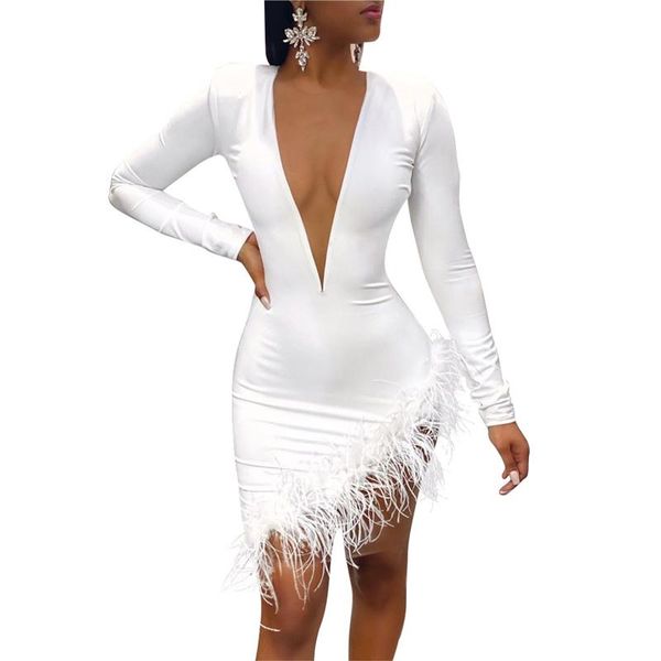 casual dresses zoctuo long sleeve dress sheer mesh patchwork feather mini deep v neck bodycon club party for women, Black;gray
casual dresses zoctuo long sleeve dress sheer mesh patchwork feather mini deep v neck bodycon club party for women, Black;gray