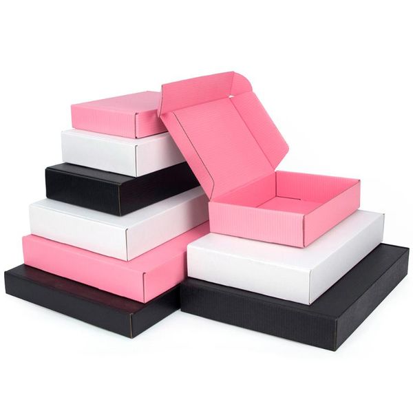 gift wrap 20pcs/black pink white storage carton 3-layer corrugated box 79 sizes support customized size and printed logo 
gift wrap 20pcs/black pink white storage carton 3-layer corrugated box 79 sizes support customized size and printed logo