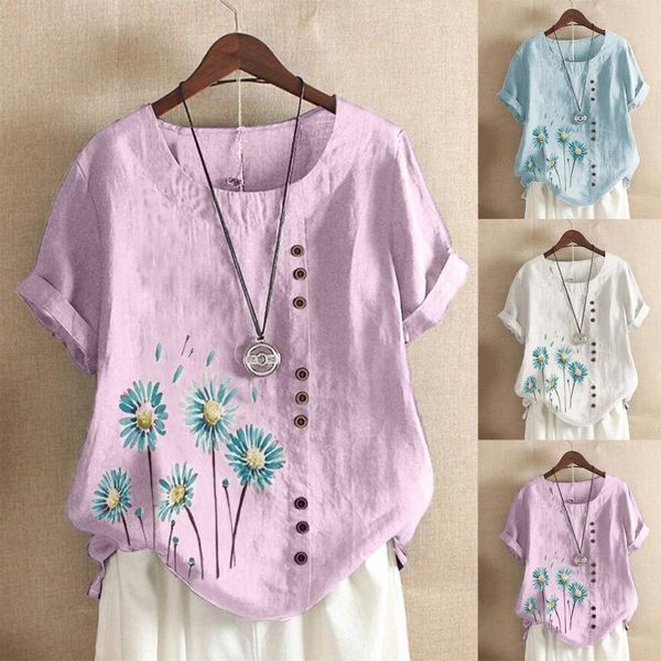 women's blouses & shirts women plus size cotton linen blouse casual boho fish print loose short sleeve shirt button camisa, White
women's blouses & shirts women plus size cotton linen blouse casual boho fish print loose short sleeve shirt button camisa, White