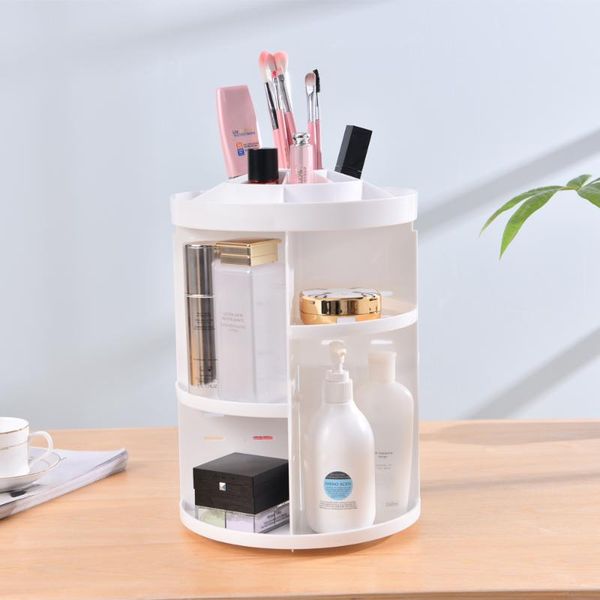 degree rotation plastic makeup organizer adjustable height multi-functional cosmetic storage box deskrack large capacity boxes & bins
degree rotation plastic makeup organizer adjustable height multi-functional cosmetic storage box deskrack large capacity boxes & bins