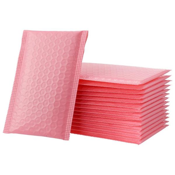 gift wrap nuoy 50pcs waterproof bubble mailers padded envelopes bags shockproof wrapping envelope (pink, 15x11cm)
gift wrap nuoy 50pcs waterproof bubble mailers padded envelopes bags shockproof wrapping envelope (pink, 15x11cm)