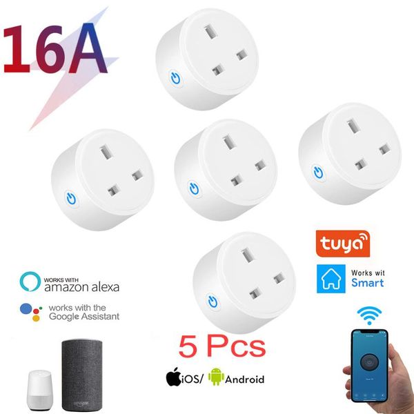 smart power plugs 5pcs 16a uk plug,wireless wifi socket , tuya life app remote control timing function for home decoration
smart power plugs 5pcs 16a uk plug,wireless wifi socket , tuya life app remote control timing function for home decoration