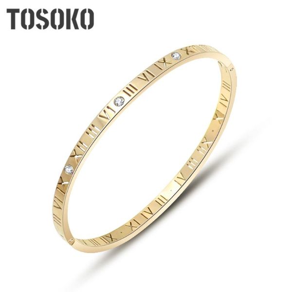 bangle stainless steel jewelry roman digital zircon inlaid narrow version bracelet women's fashion bsz043, Black
bangle stainless steel jewelry roman digital zircon inlaid narrow version bracelet women's fashion bsz043, Black