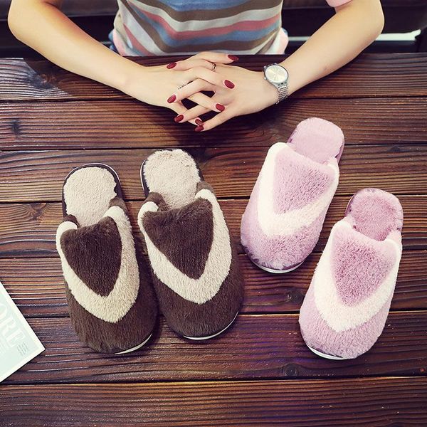 women's slippers cotton couple 2021 shoes autumn and winter warm plus velvet men women home lovers, Black
women's slippers cotton couple 2021 shoes autumn and winter warm plus velvet men women home lovers, Black
