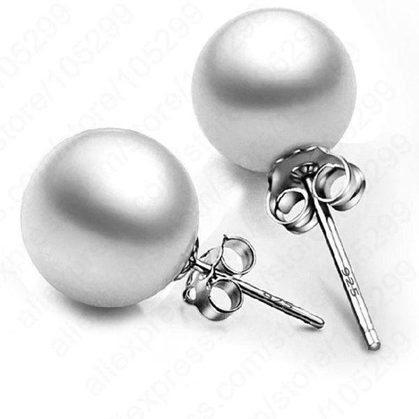 one pair real pure 925 sterling silver 8mm round pearl beads stud earrings jewelry with back sers 2 colors, Golden;silver
one pair real pure 925 sterling silver 8mm round pearl beads stud earrings jewelry with back sers 2 colors, Golden;silver